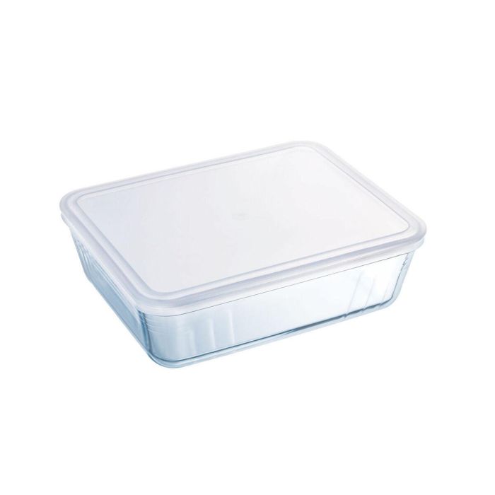 Fiambrera Rectangular con Tapa Pyrex Cook & Freeze 25 x 20 cm Transparente Silicona Vidrio 2,6 L (6 Unidades) 1 Fiambrera Rectangular con Tapa Pyrex Cook & Freeze 25 x 20 cm Transparente Silicona Vidrio 2,6 L (6 Unidades) 1