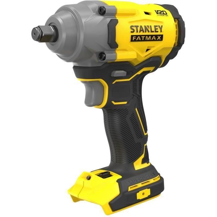 STANLEY FATMAX SFMCF920B-XJ Llave de Impacto V20 1/2 Brushless 370 Nm Litio 18V - Sin Batería 0 STANLEY FATMAX SFMCF920B-XJ Llave de Impacto V20 1/2 Brushless 370 Nm Litio 18V - Sin Batería 0