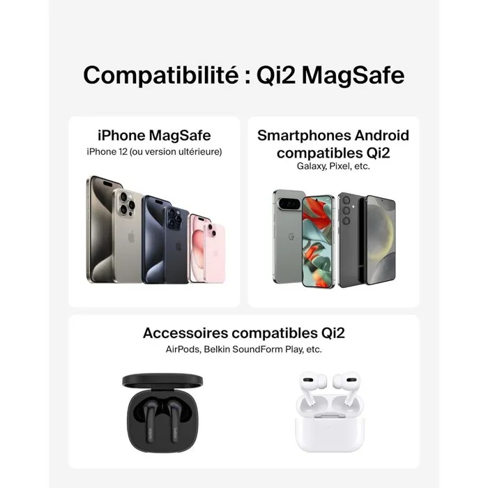 Belkin BEL0745883909193 Base de Carga USB-C 15 W Negro