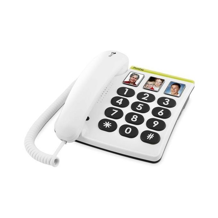 Doro PhoneEasy 331ph Teléfono Móvil Fácil de Usar Blanco