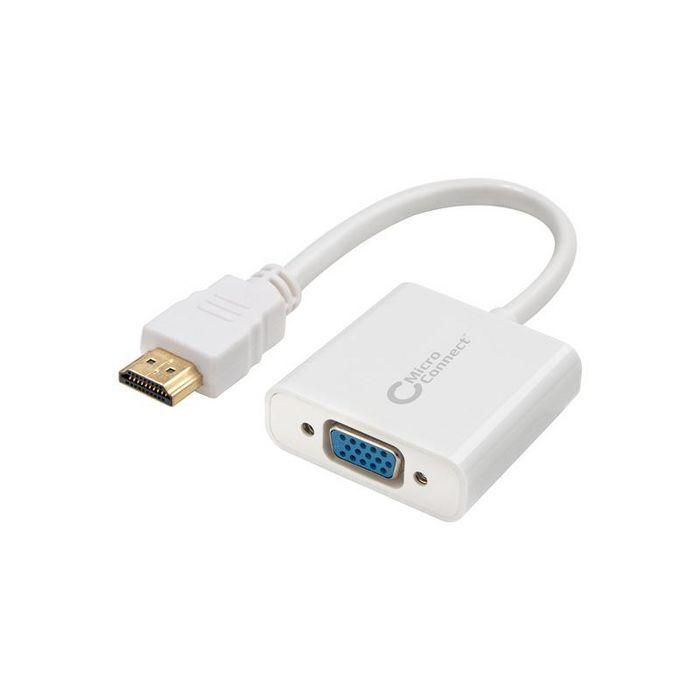 MicroConnect Adaptador HDMI a VGA para conectar dispositivos HDMI a monitores VGA 0 MicroConnect Adaptador HDMI a VGA para conectar dispositivos HDMI a monitores VGA 0