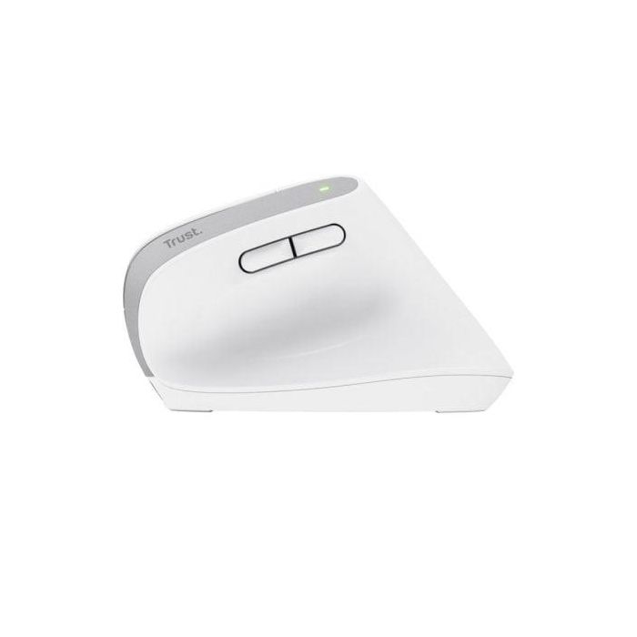Ratón Ergonómico Inalámbrico por Bluetooth Trust Bayo+/ Batería Recargable/ Hasta 2400 DPI/ Blanco 2 Ratón Ergonómico Inalámbrico por Bluetooth Trust Bayo+/ Batería Recargable/ Hasta 2400 DPI/ Blanco 2