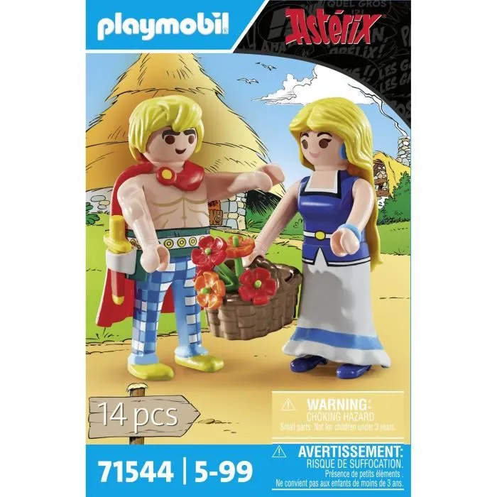 Playmobil Tragicómix y Falbalá Astérix Figuras y Accesorios 2