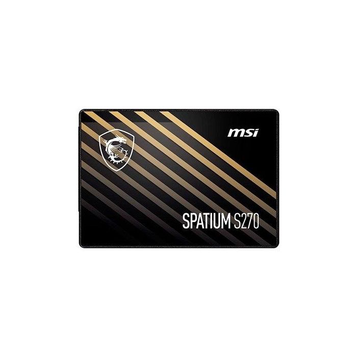 MSI Spatium S270 SATA 2.5 480GB 2.5" Serial ATA III 3D NAND MSI Spatium S270 SATA 2.5 480GB 2.5" Serial ATA III 3D NAND
