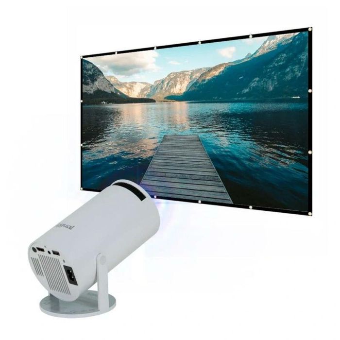 Proyector iggual Pack mini proyector + pantalla 120" plegabl HD 1280 x 720 px 1