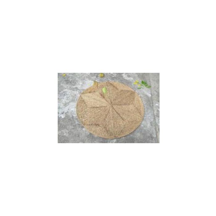 Alfombra Balines DKD Home Decor Natural 1 x 120 x 120 cm