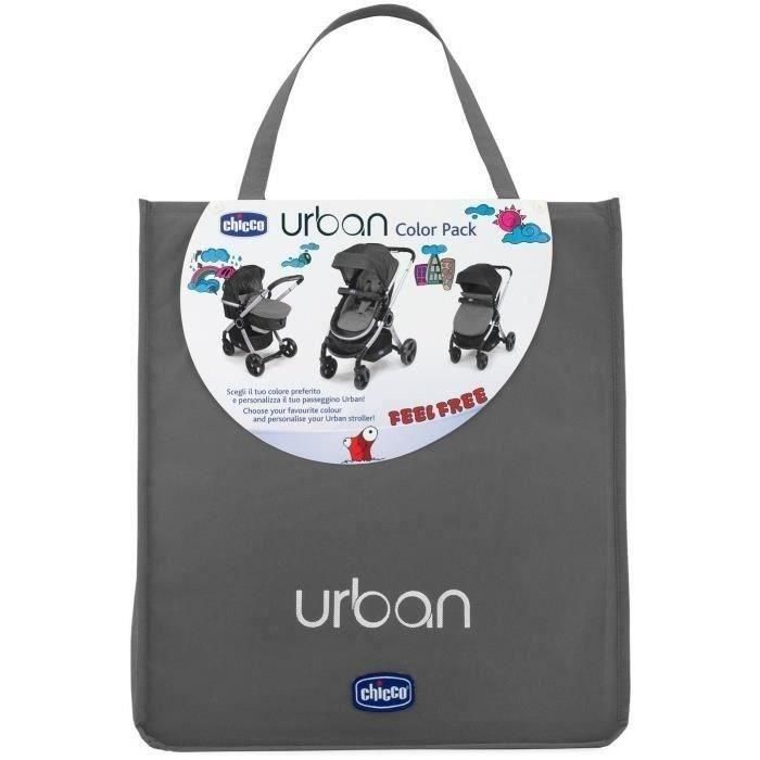Pack Accesorios Color CHICCO - Para silla de paseo Urban - Antracita Pack Accesorios Color CHICCO - Para silla de paseo Urban - Antracita
