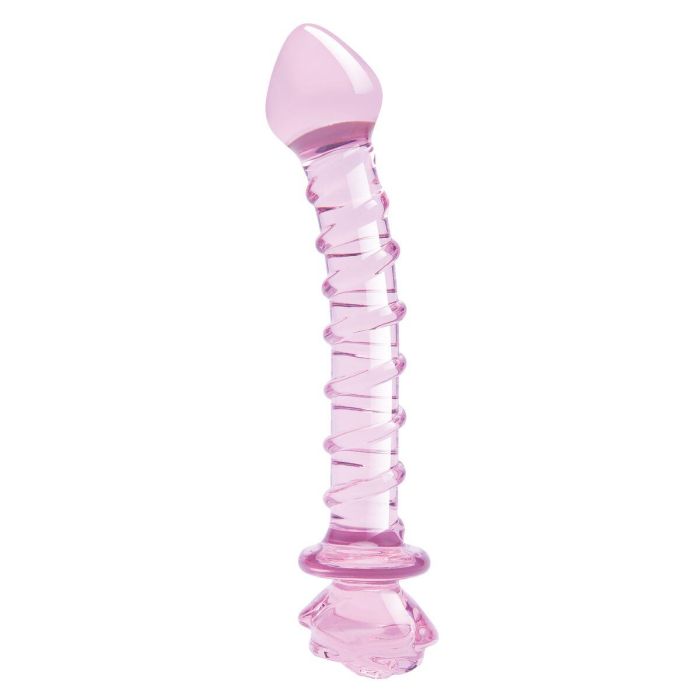 Dildo Dream Toys Glaze Glass Rosa 2 Dildo Dream Toys Glaze Glass Rosa 2