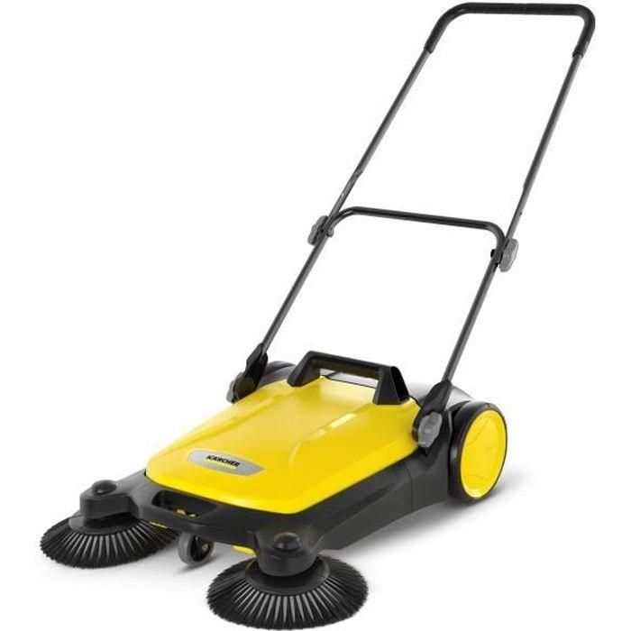 KARCHER Barredora mecánica S 4 Twin - Amarillo y negro KARCHER Barredora mecánica S 4 Twin - Amarillo y negro