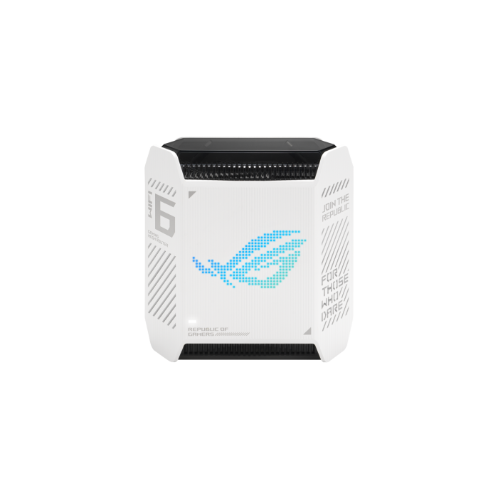 ASUS ROG Rapture GT6 (W-2-PK) Tribanda (2,4 GHz/5 GHz/5 GHz) Wi-Fi 6 (802.11ax) Blanco 4 Interno 6