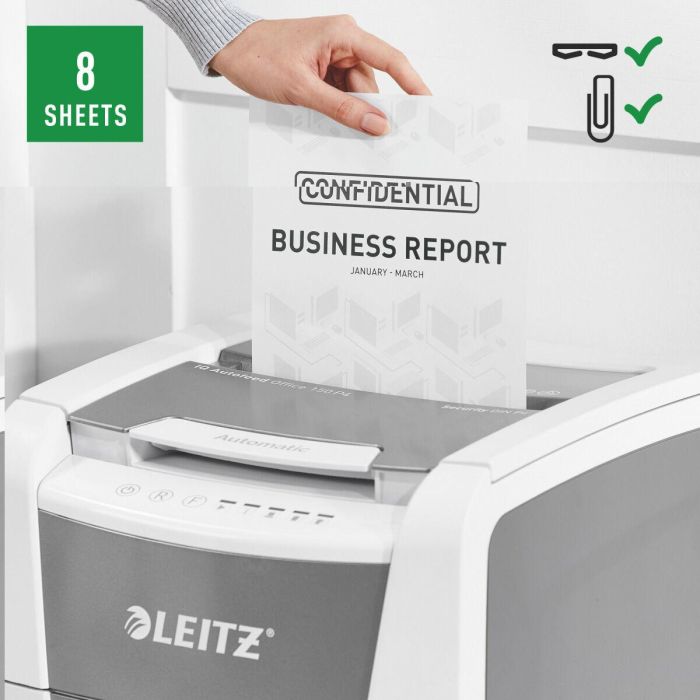 Trituradora de Papel Leitz IQ 150 Autofeed P4 7