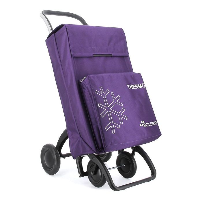 Rolser Carro de la compra termo fresh 4.2 MF, 4 ruedas, 50 kg, morado 4