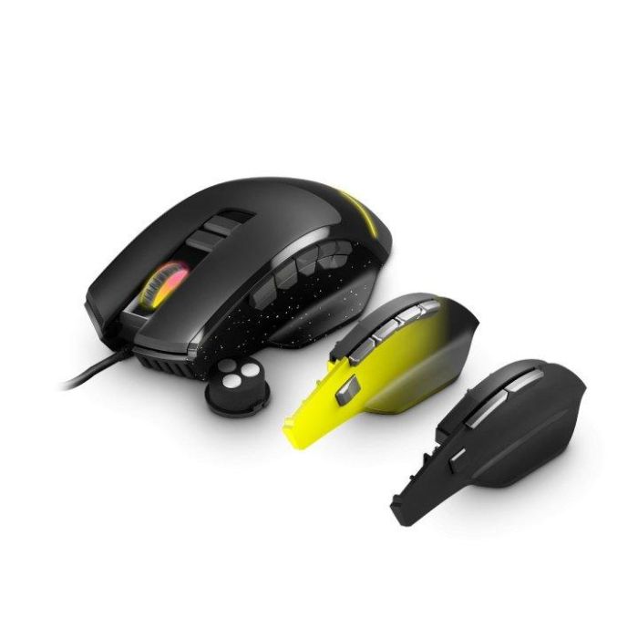 Energy Sistem ESG M5 Triforce Ratón Gaming Óptico 10.000 DPI RGB, 15 Botones Programables, Peso Ajustable 2