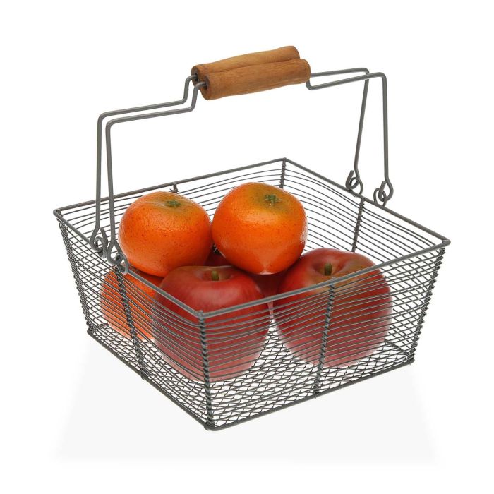 Frutero Cesta Gris Versa 22X10CM (2 Unidades) 1 Frutero Cesta Gris Versa 22X10CM (2 Unidades) 1
