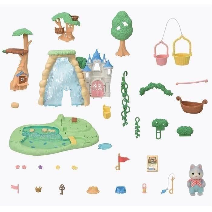 Juego de Figuras - FAMILIAS SYLVANIAN - Bebé Husky y Tesoro Escondido - Castillo y Caja Fuerte 2 Juego de Figuras - FAMILIAS SYLVANIAN - Bebé Husky y Tesoro Escondido - Castillo y Caja Fuerte 2