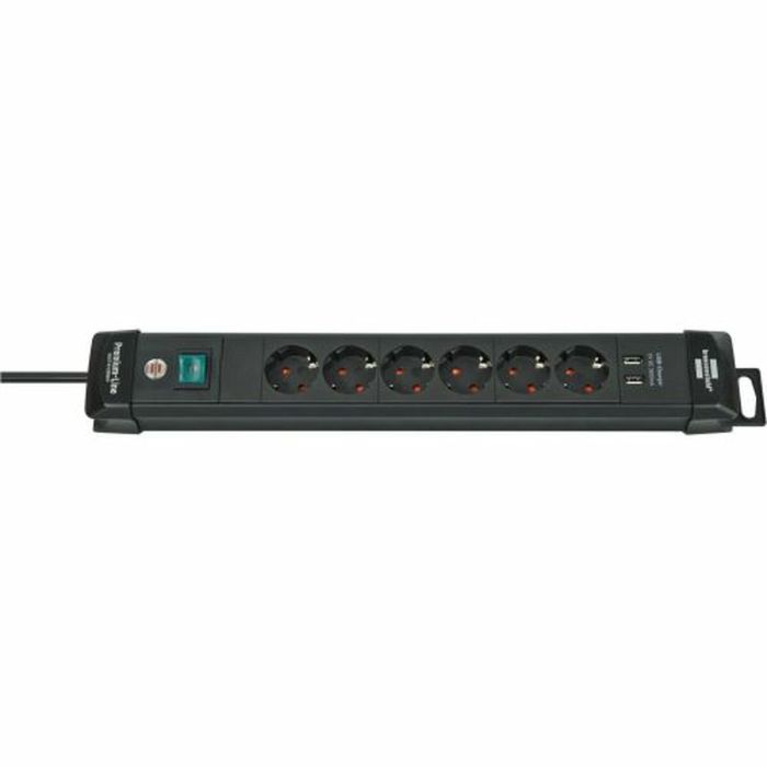 Regleta Enchufes 6 Tomas con Interruptor Brennenstuhl Premium-Line 3600 W (3 m) 0 Regleta Enchufes 6 Tomas con Interruptor Brennenstuhl Premium-Line 3600 W (3 m) 0