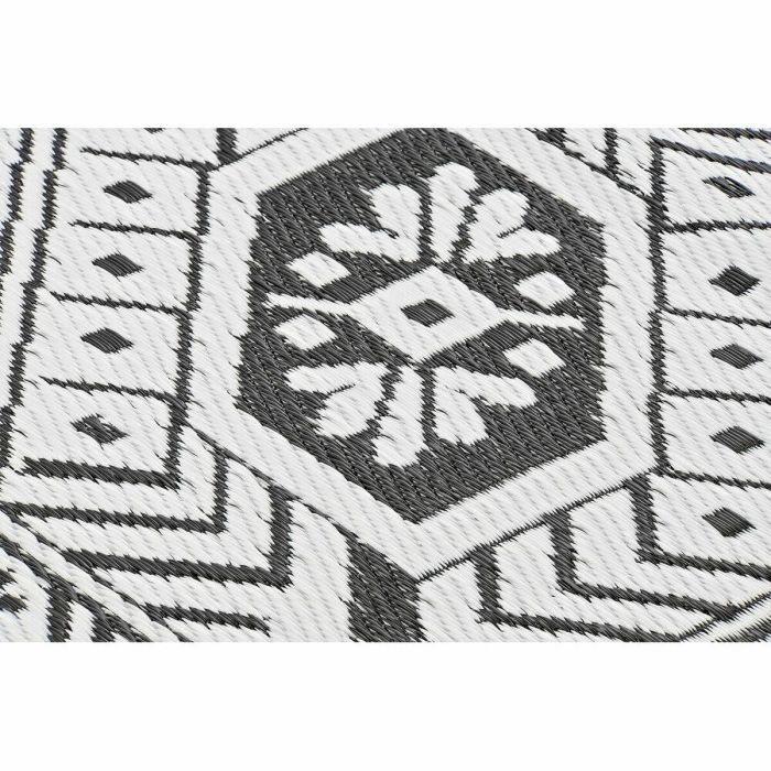 Alfombra DKD Home Decor Blanco Negro 210 x 1 x 150 cm (2 Unidades) 1 Alfombra DKD Home Decor Blanco Negro 210 x 1 x 150 cm (2 Unidades) 1