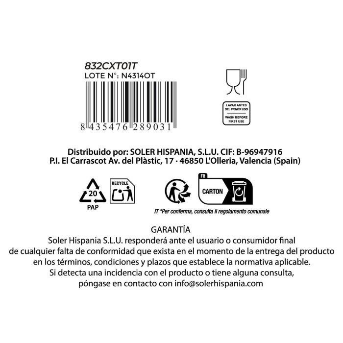 Vaso Spica 290 cc transparente - Inde (48 Unidades) 7 Vaso Spica 290 cc transparente - Inde (48 Unidades) 7