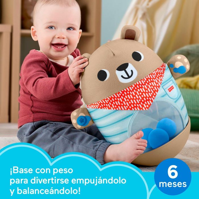 Fisher-Price Oso Inflable Golpea y Balancea Jlb83 Juguete para Bebés +6 Meses 6