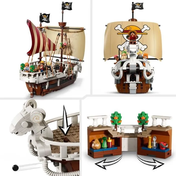 Lego Barco Pirata Navegando Alegre 75639 Set de Construcción para Niños de 10 Años 2