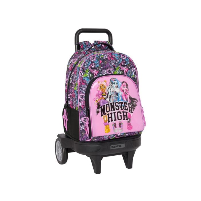 Mochila Safta Grande Con Ruedas Compact Evolution Extraible Monster High 450x330x220 mm Mochila Safta Grande Con Ruedas Compact Evolution Extraible Monster High 450x330x220 mm