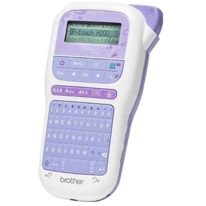 BROTHER Etiquetadora portátil y divertida PT-H200 - Transferencia térmica - Monocromo 2 BROTHER Etiquetadora portátil y divertida PT-H200 - Transferencia térmica - Monocromo 2