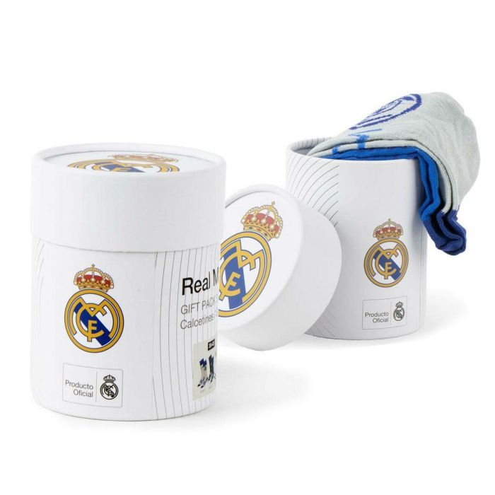 Cerdá Calcetines Real Madrid Pack de 3 unidades Tallas 38-45 Multicolor