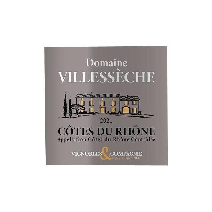 Domaine Villesseche 2021 Côtes du Rhône - Vino blanco del Valle del Ródano 1 Domaine Villesseche 2021 Côtes du Rhône - Vino blanco del Valle del Ródano 1