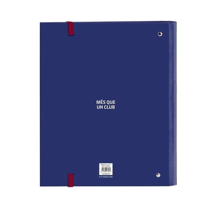 Carpeta de anillas F.C. Barcelona Rojo Azul marino 27 x 32 x 3.5 cm 1