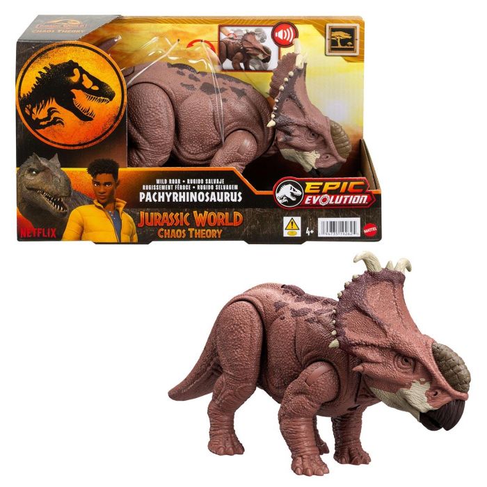 Jurassic World HTK72 Pachyrhinosaurus Fierce Roar Figura de acción