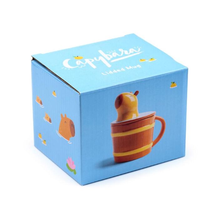 Taza Con Tapa Capibara 4
