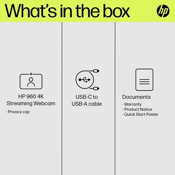 HP 960 4K Streaming Webcam 36