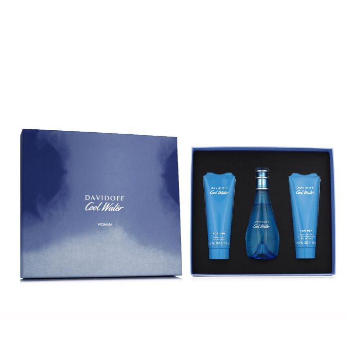 Set de Perfume Mujer Davidoff Cool Water 3 Piezas 1 Set de Perfume Mujer Davidoff Cool Water 3 Piezas 1