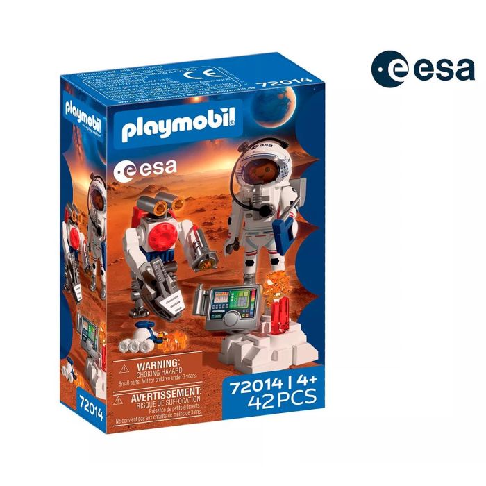 Playmobil 72014 - Set de Figuras Astronauta ESA con Robot y Mars Crawler, Juguete de Exploración Espacial y Misión a Marte para Niños +4 años 0 Playmobil 72014 - Set de Figuras Astronauta ESA con Robot y Mars Crawler, Juguete de Exploración Espacial y Misión a Marte para Niños +4 años 0