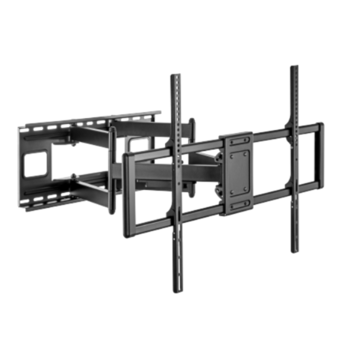 Gembird WM-120ST-01 Soporte de Pared para TV 60-120" (152-305cm) hasta 120kg, VESA 200x200-900x600mm, Negro