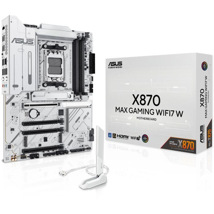ASUS X870 MAX GAMING WIFI7 W Placa Base AMD AM5 DDR5 ATX