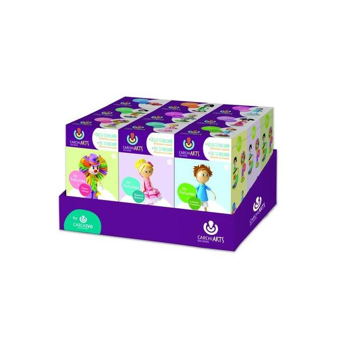 Kit Carchiarts Fofucha Surtido Expositor De 9