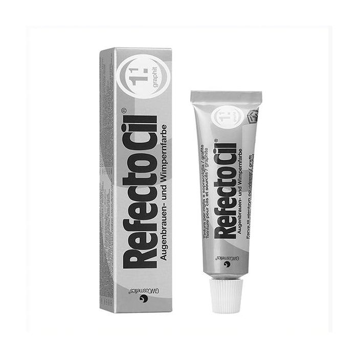 Refectocil 1.1-graphite Tinte de Cejas y Pestañas Grafito 15 ml Larga Duración hasta 6 Semanas Resistente Agua Cubre Canas
