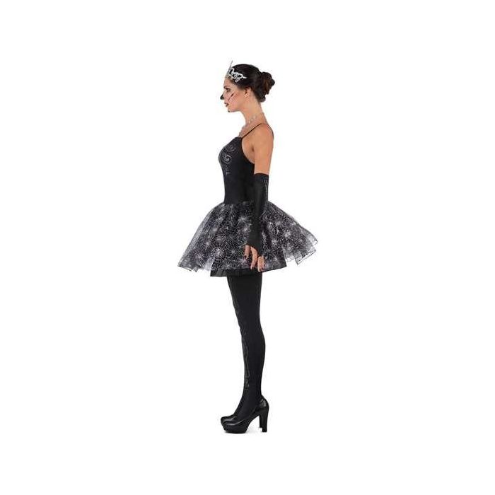 Disfraz bailarina esqueleto tiara, vestido, mitones y mallas talla m 1 Disfraz bailarina esqueleto tiara, vestido, mitones y mallas talla m 1