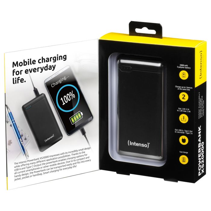 Powerbank INTENSO XS20000 Negro 20000 mAh