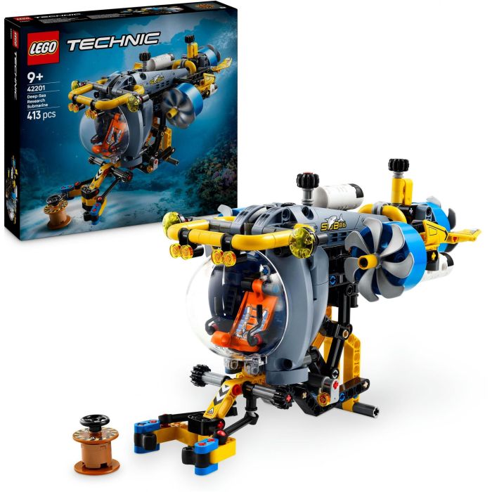 LEGO 42201 Submarino de Aguas Profundas Technic Set de Construcción con 3 Hélices y Brazo Extensible - Edad +9 Años 2 LEGO 42201 Submarino de Aguas Profundas Technic Set de Construcción con 3 Hélices y Brazo Extensible - Edad +9 Años 2