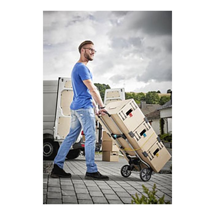 Wolfcraft Carro de transporte ts 850 5501000, carretilla plegable con ruedas, capacidad 100kg, sistema automático de plegado rápido 1 Wolfcraft Carro de transporte ts 850 5501000, carretilla plegable con ruedas, capacidad 100kg, sistema automático de plegado rápido 1