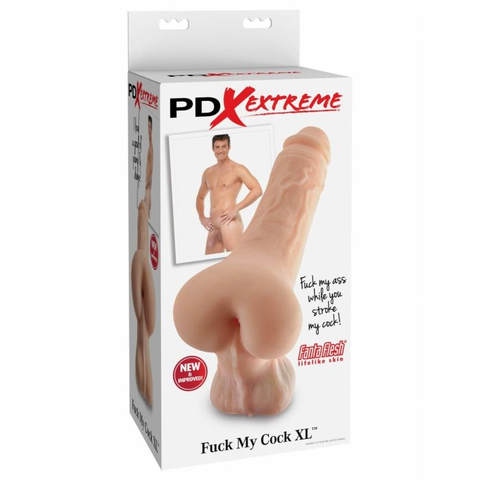 Masturbador Masculino Pipedream Fuck My Cock XL Carne 4