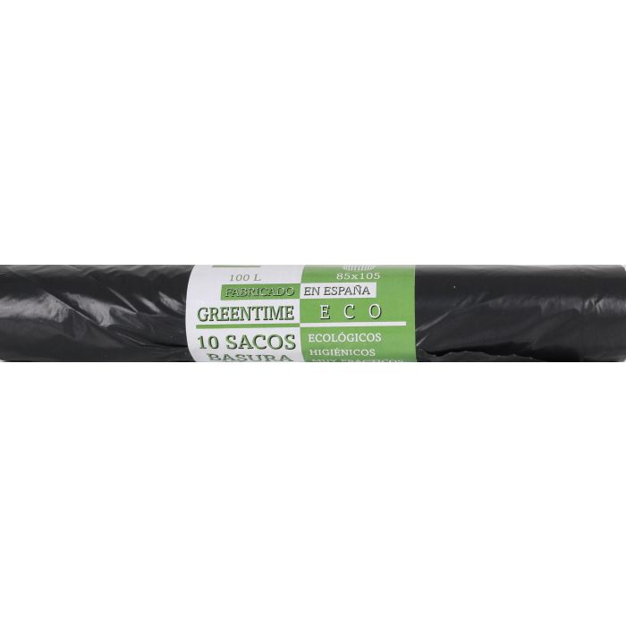 10 Sacos de Basura Greentime Eco 85x105 cm, 100L (35 Unidades) 1 10 Sacos de Basura Greentime Eco 85x105 cm, 100L (35 Unidades) 1