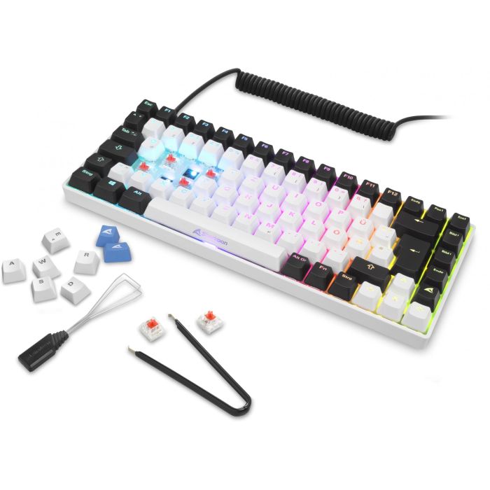 Sharkoon SKILLER SGK50 S3 (wei. DE-Layout. Gateron Brown) 3 Sharkoon SKILLER SGK50 S3 (wei. DE-Layout. Gateron Brown) 3
