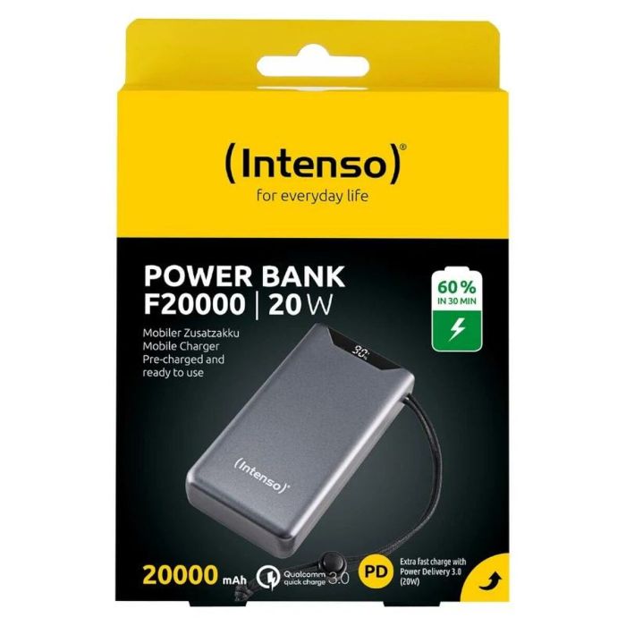 Batería para Portátil INTENSO F20000 Gris 20 W 20000 mAh 1