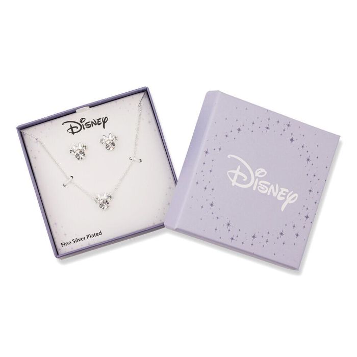 Set Colgante + pendientes Minnie Disney plata 1