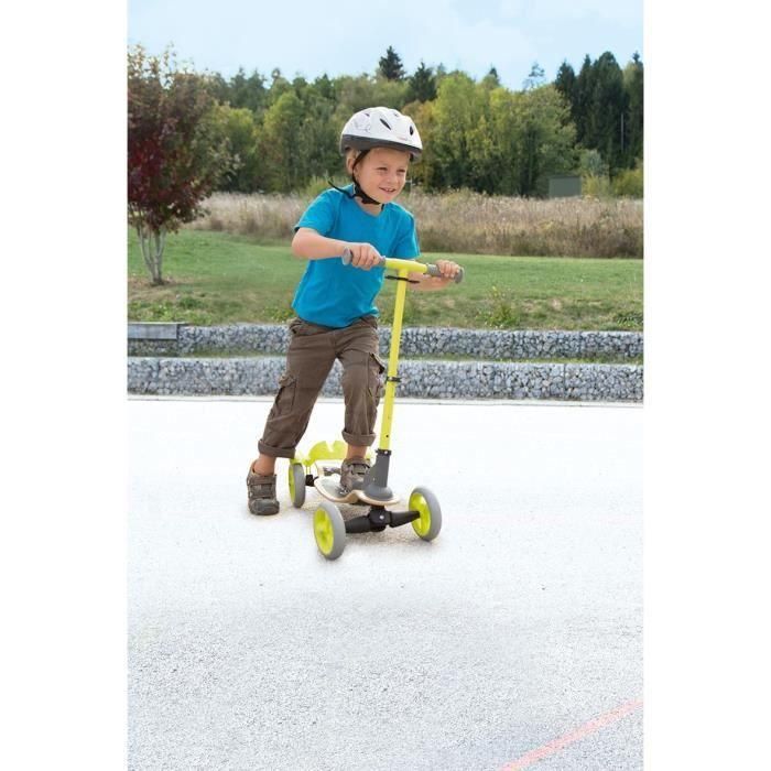 Patín de madera SMOBY de 4 ruedas - Manillar ajustable - Plegable 2 Patín de madera SMOBY de 4 ruedas - Manillar ajustable - Plegable 2