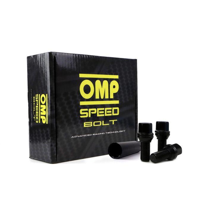 Set Tuercas OMP 33 mm Negro M12 x 1,50 Set Tuercas OMP 33 mm Negro M12 x 1,50
