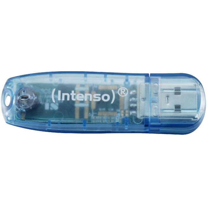 Memoria USB INTENSO 3502450 4 GB Azul 0 Memoria USB INTENSO 3502450 4 GB Azul 0